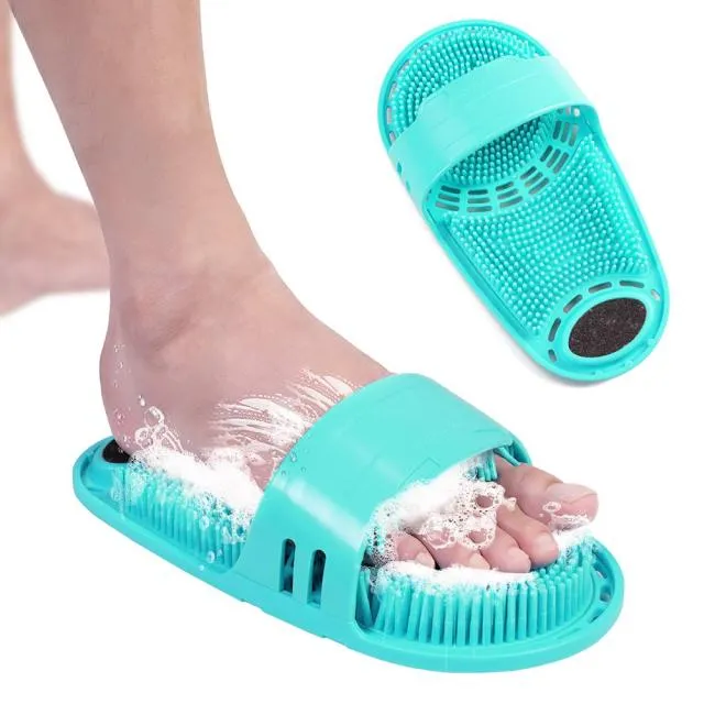 1 PCS Silicone Bath Massage Cushion Brush For Lazy Wash Feet Clean Dead Skin-Jennyhome