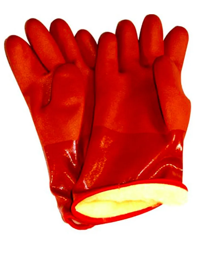 (12 Pairs) Showa's Best Atlas 460 Double Dipped Insulated 12" PVC Chemical Resistant Gloves