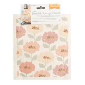 2-Pack Daydream Floral Swedish Dishcloths 23081