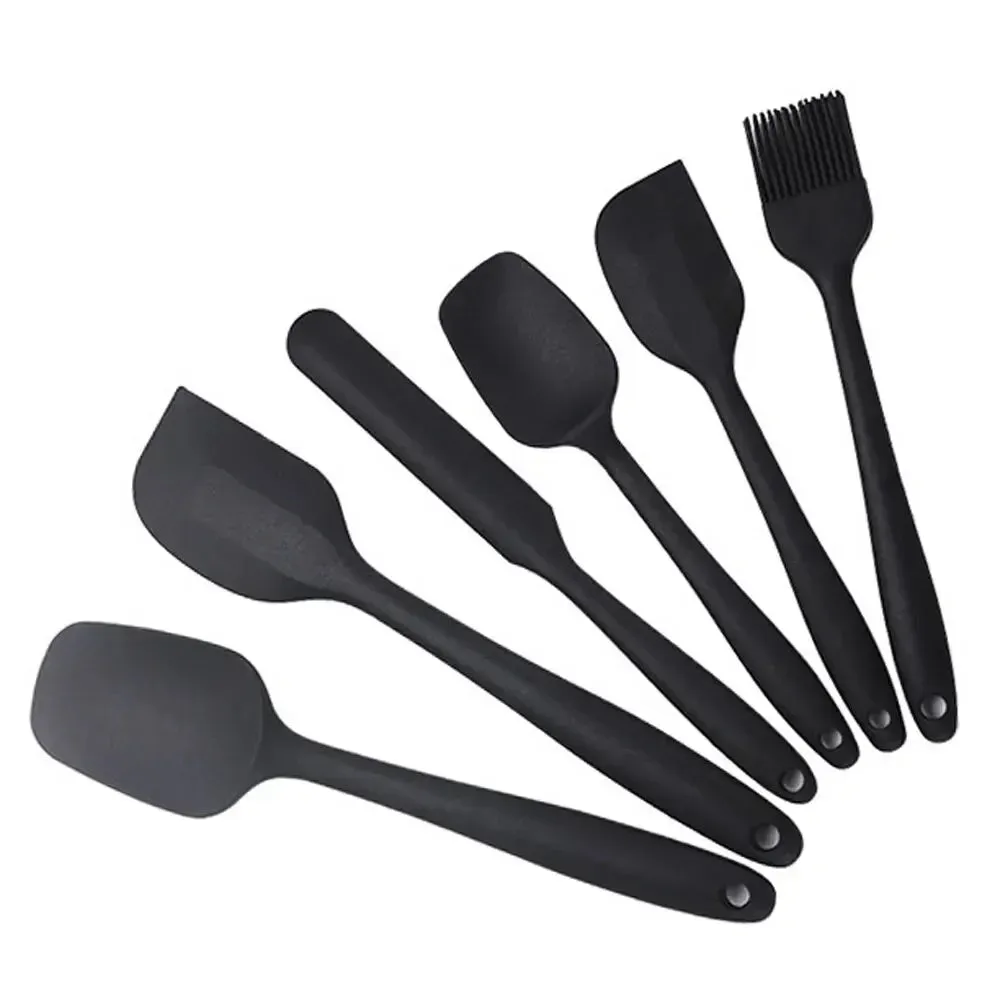 6 Pieces Silicone Spatula Set - Food Grade.