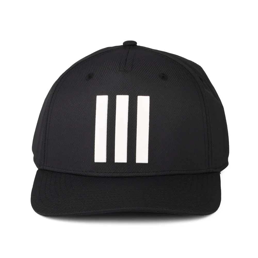 Adidas Hats Golf Tour 3 Stripes Recycled Baseball Cap - Black