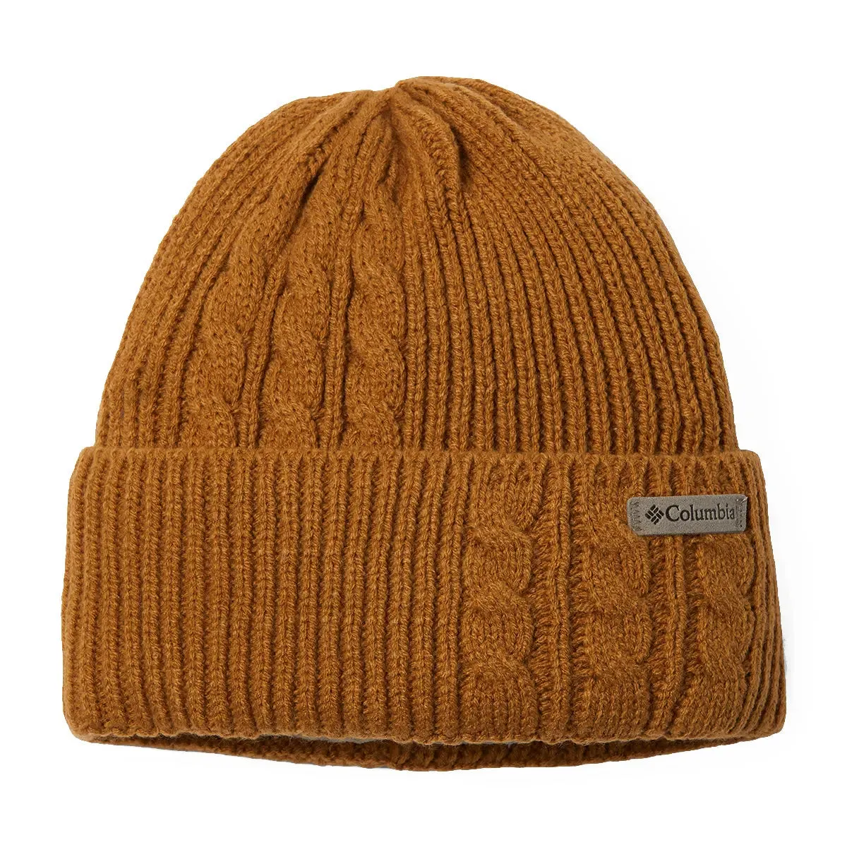 Agate Pass™ Cable Knit Beanie - Camel Brown