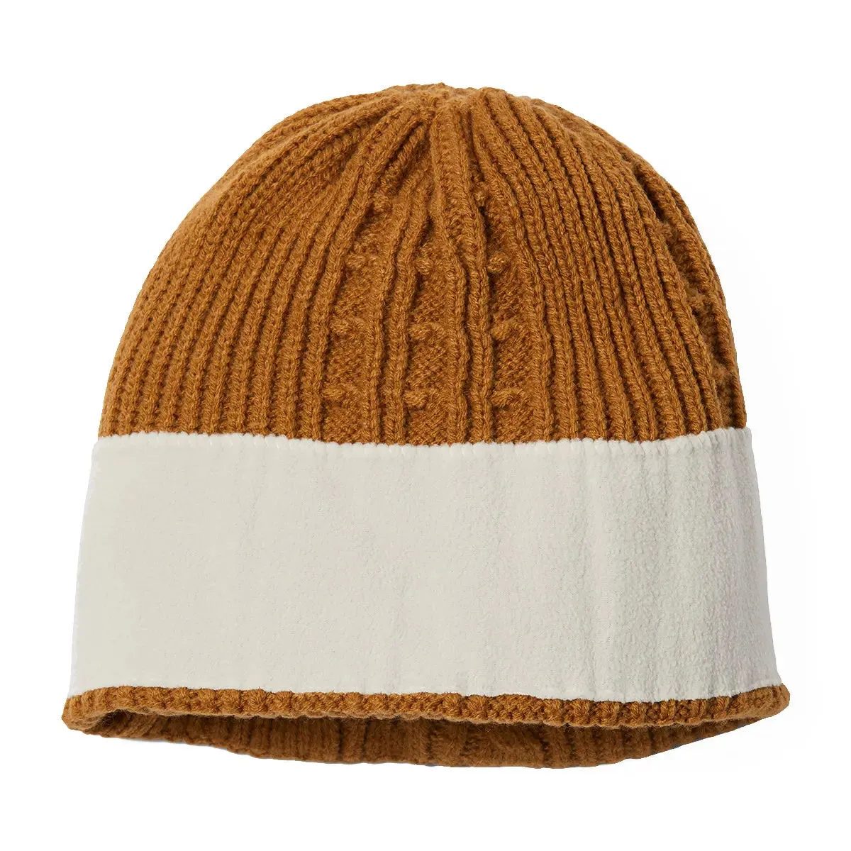 Agate Pass™ Cable Knit Beanie - Camel Brown