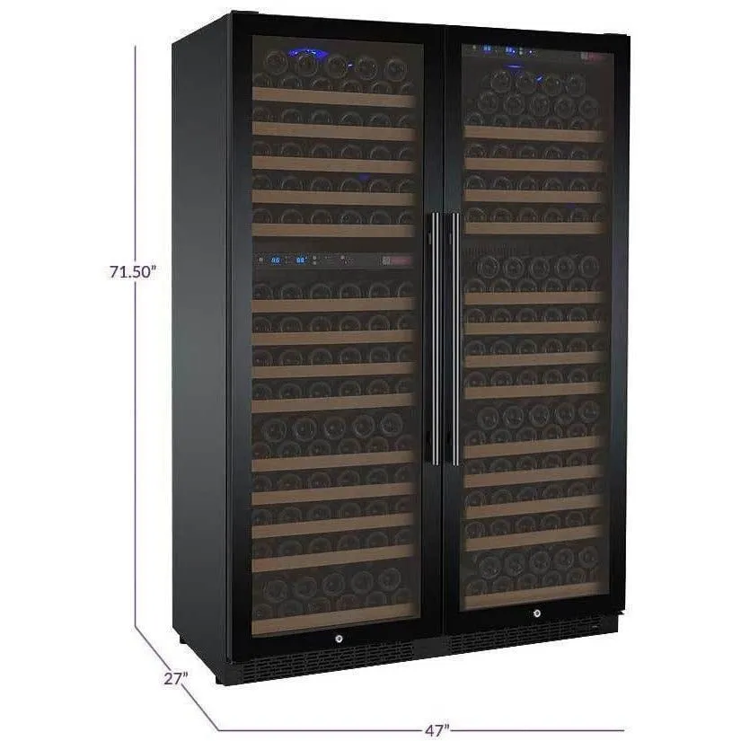 Allavino FlexCount 349 Bottle Multi-Zone Black Wine Fridge 3Z-VSWR7772-BWT