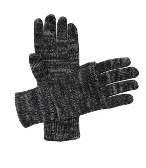 Alpaca Gloves - Pixel - Charcoal