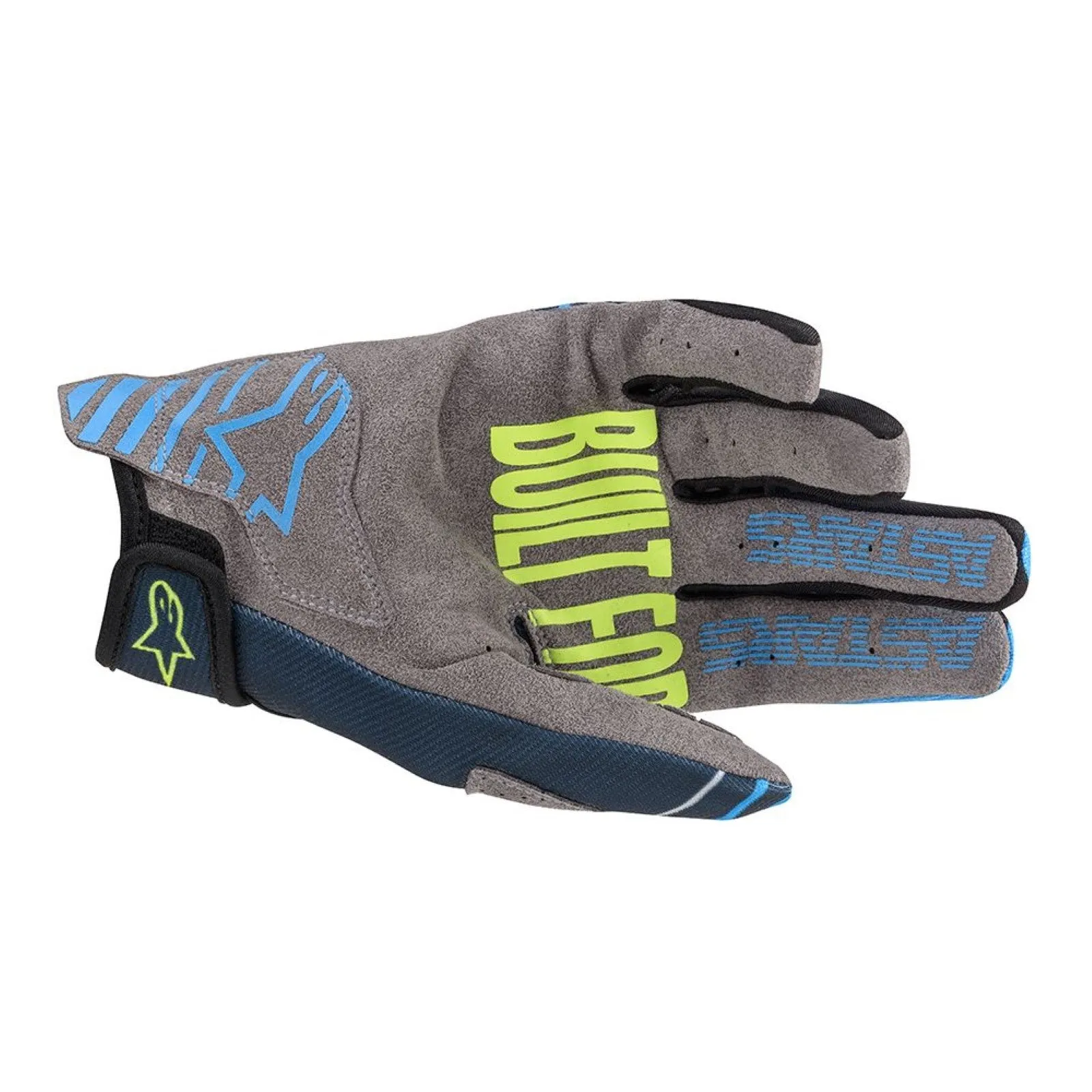 Alpinestars Radar Adult Motocross Gloves - Navy/Aqua