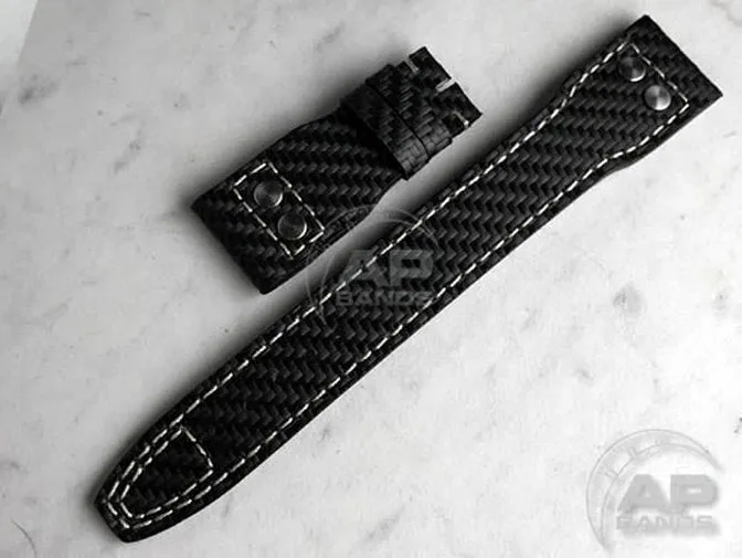 AP Bands 100% Genuine Carbon Fiber Strap For IWC Big Pilot, Perpetual Calendar, B-Uhr