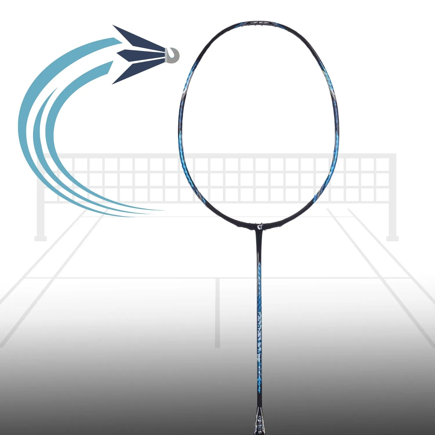 Apacs Feather Weight 55 Unstrung Badminton Racket (8U-G2)