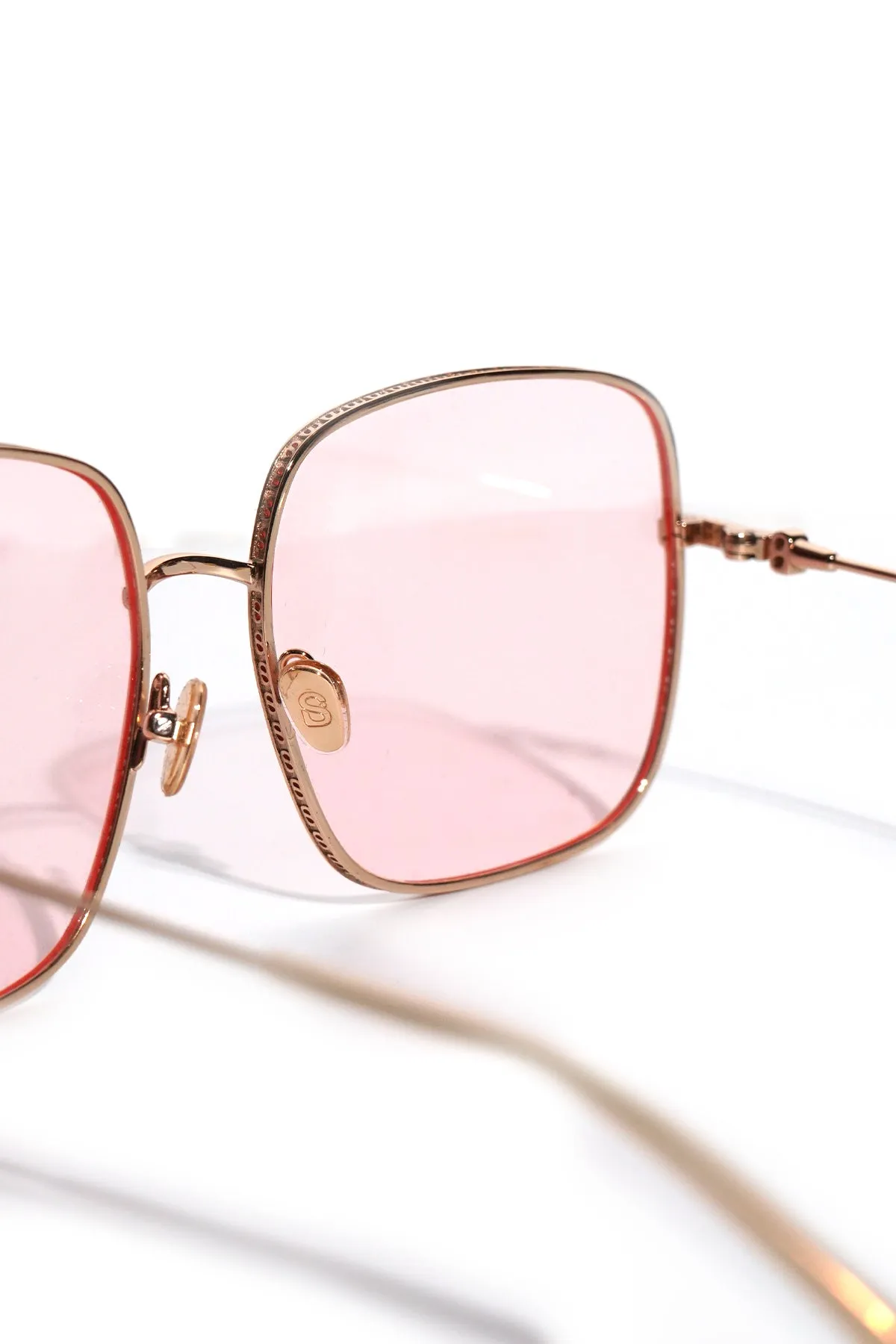 Ashley Sunglasses - Cameo Rose