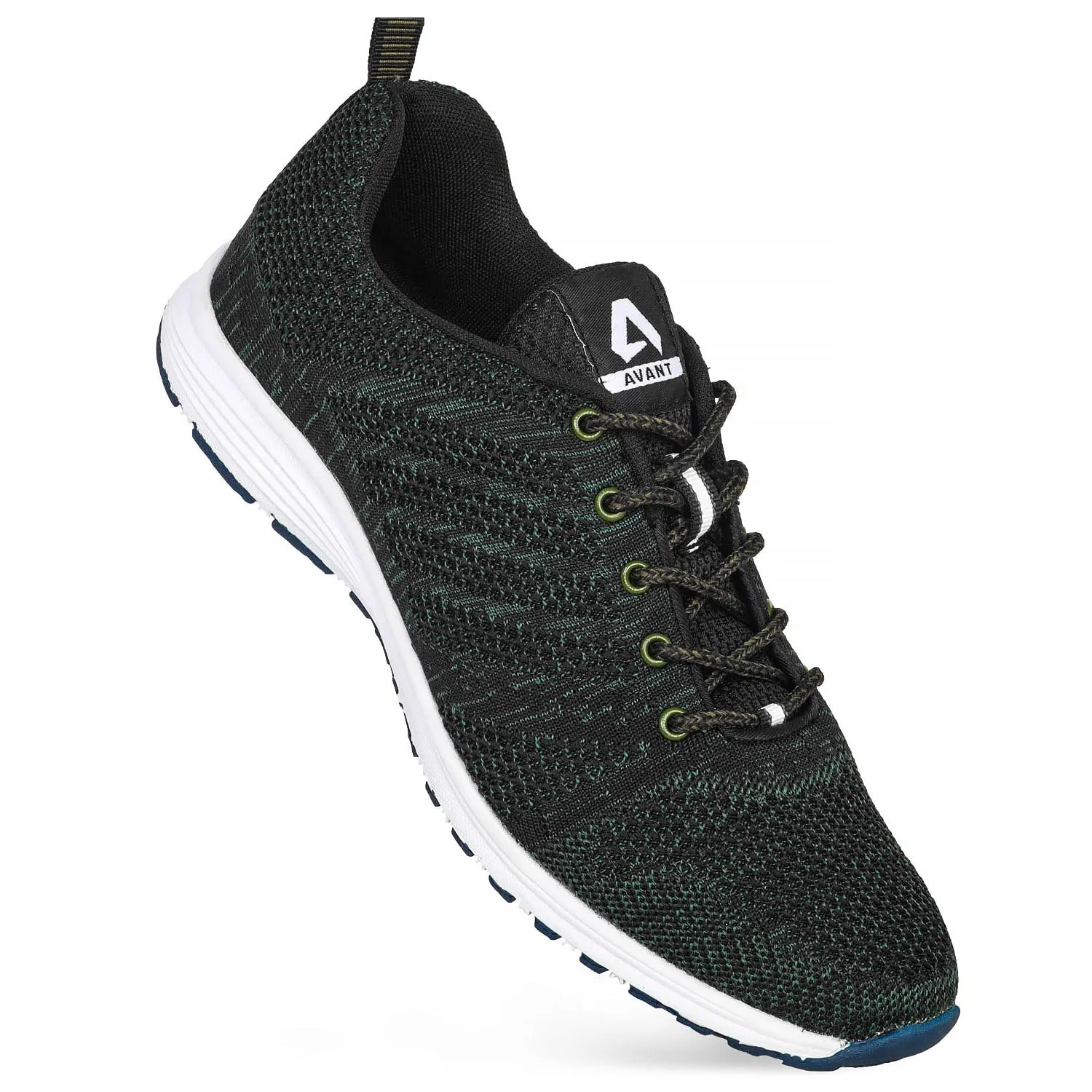 Avant Men's Swift Running and Training Shoes - Black/Army Green