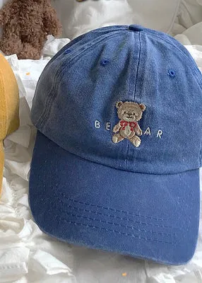 Bear embroidery baseball cap PL21060