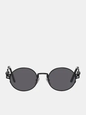 Black 56-6106 Sunglasses (LU004-X024-00-BLACK)