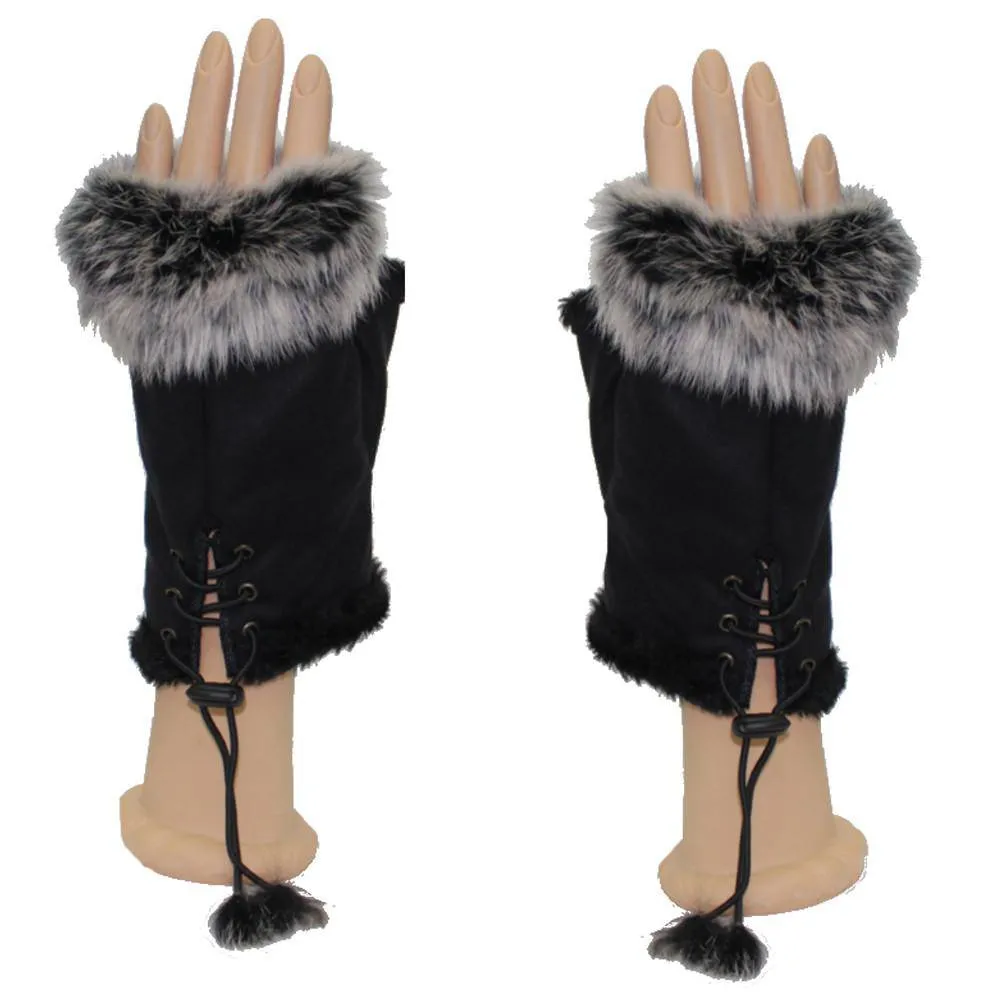 Black Sheep Skin Hand Gloves