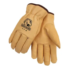 Black Stallion Pigskin Insulated Winter Driving Gloves - 9PW