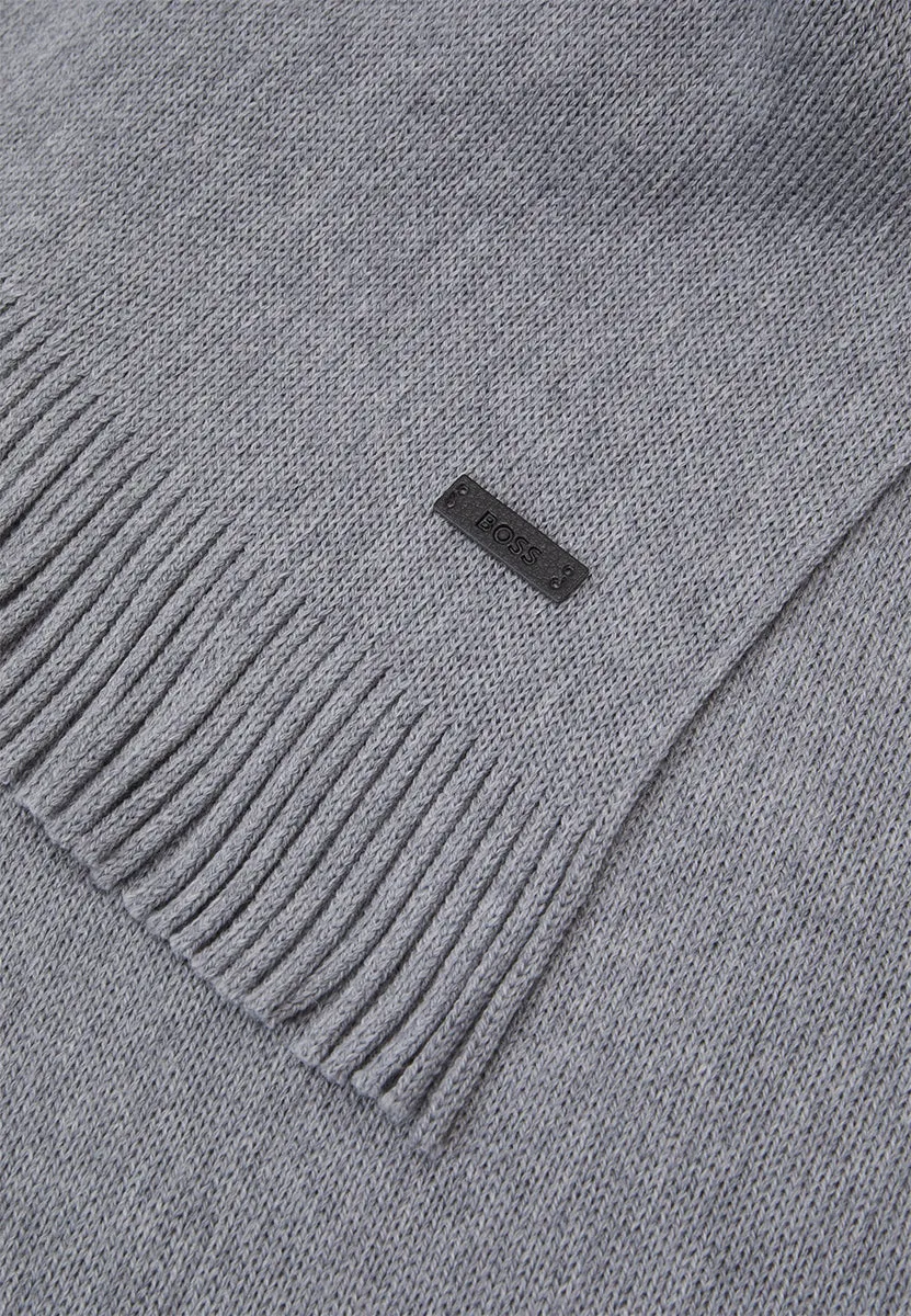 Boss Albas Scarf In Grey For Men