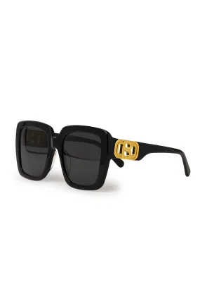 Briana Acetate Sunglasses - Gold