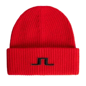 Bute Wool Beanie Fiery Red - AW23