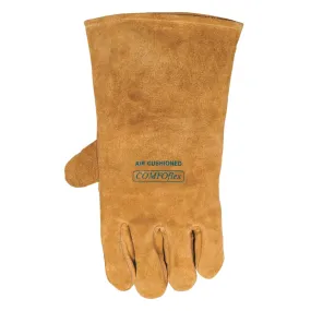 BW 10-2000LH LEFT HAND ONLY - COMFOflex® Premium Leather Welding Gloves, Leather, Large Left Hand, Buck Tan