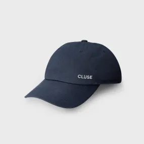 Cap Navy Blue, White Logo