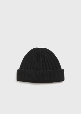 Cashmere beanie black