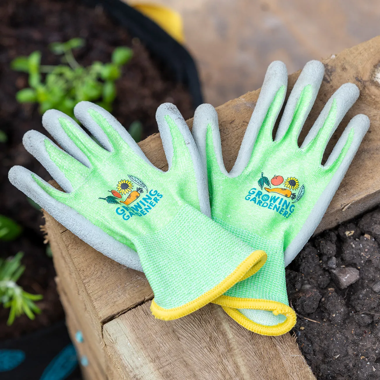 Children's Gardening Gloves - Large - RHS Growing Gardeners