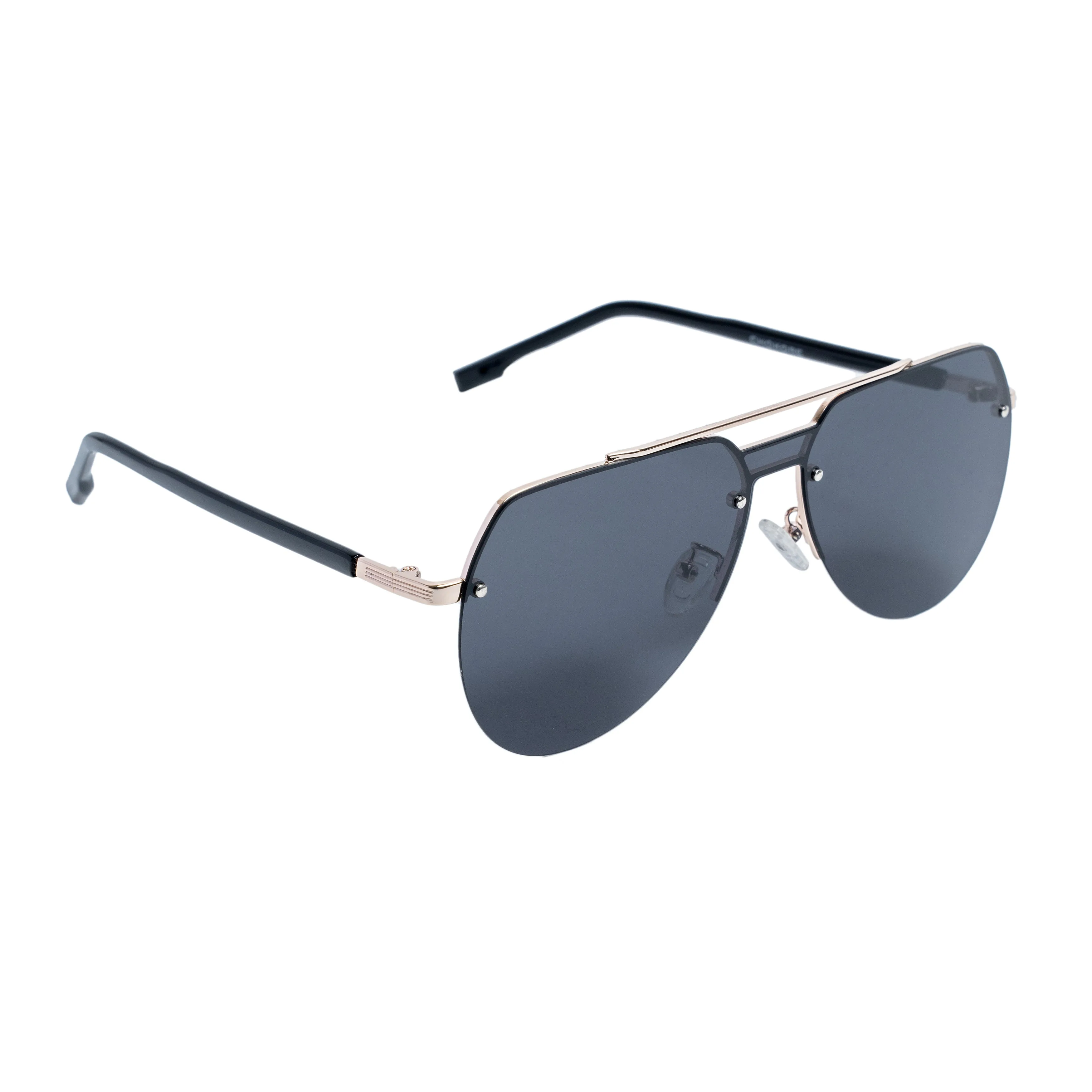 Chokore Aviator Sunglasses (Black & Gold)