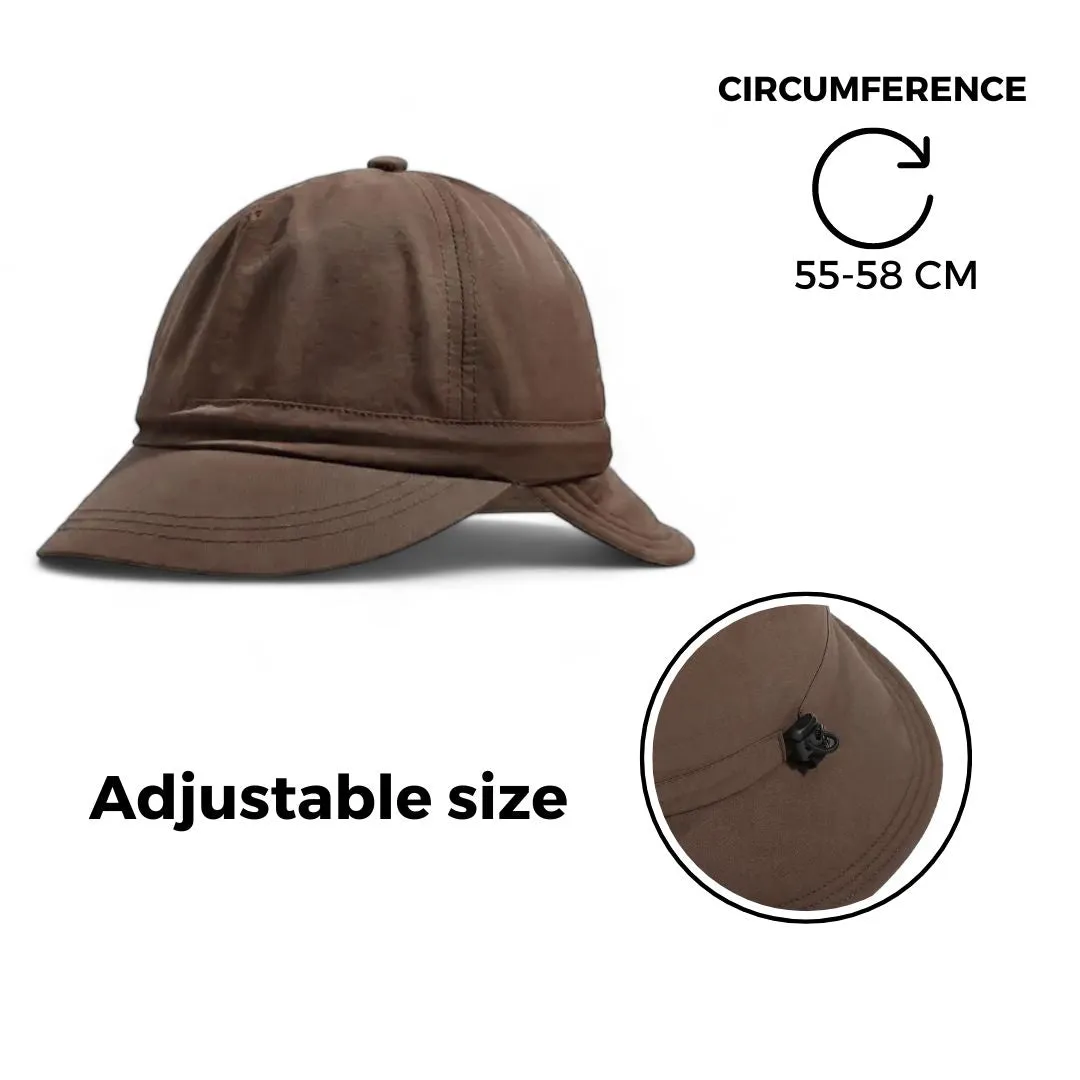 Chokore Double Brim Baseball Cap (Brown)