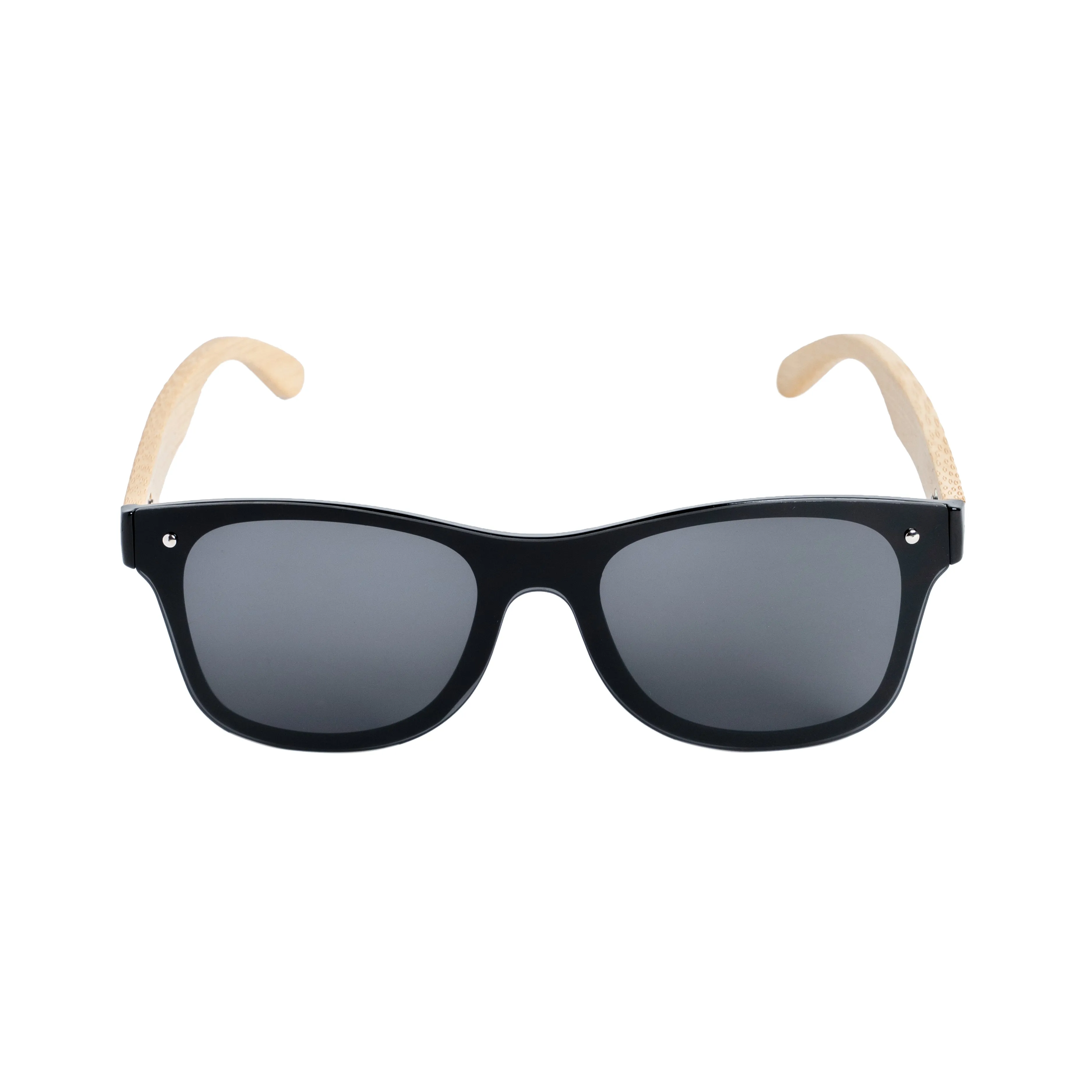 Chokore Iconic Wayfarer Sunglasses (Wood & Black)