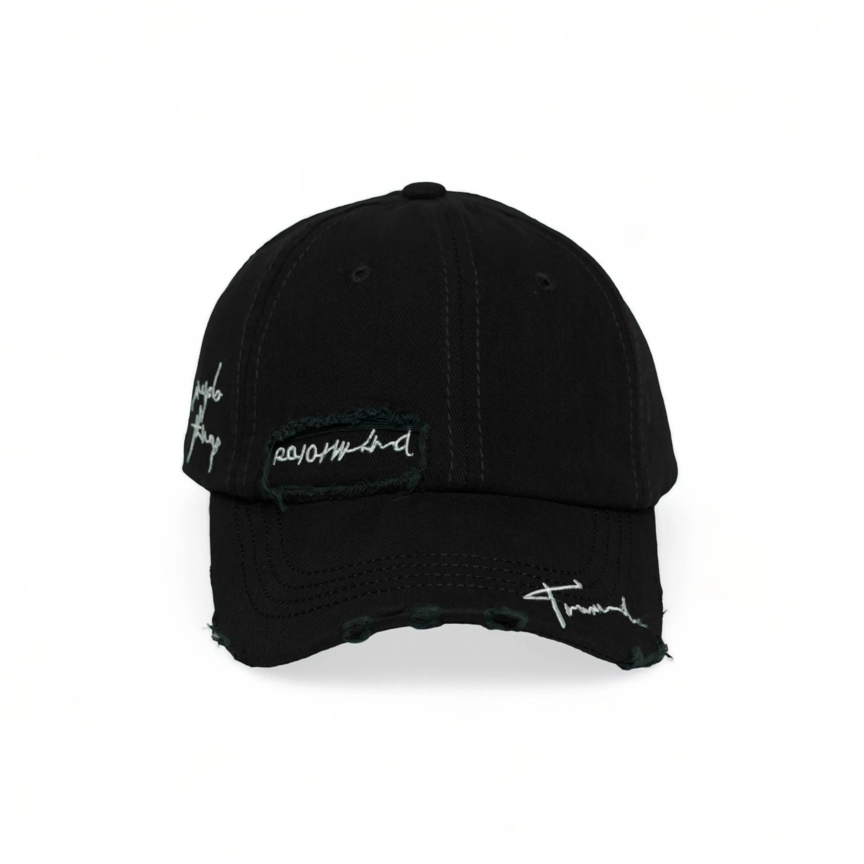 Chokore Minimalist Design Washed Baseball Cap (Black)