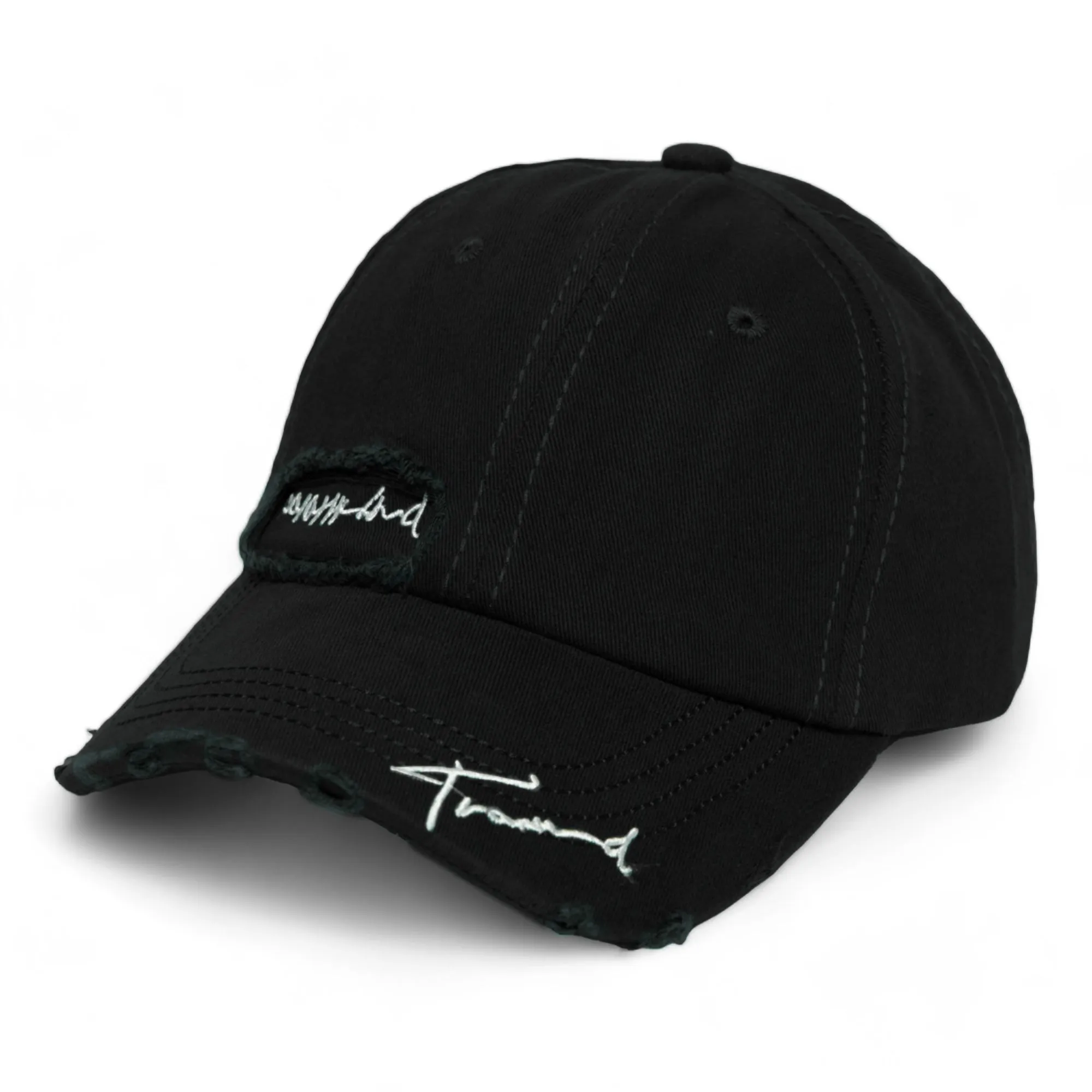 Chokore Minimalist Design Washed Baseball Cap (Black)