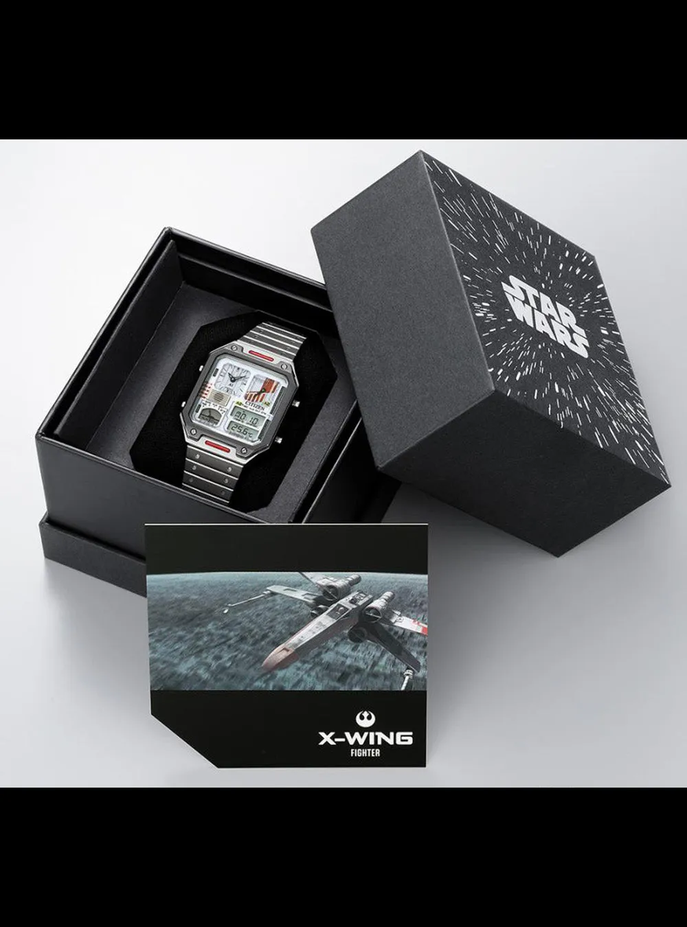 CITIZEN COLLECTION RECORD LABEL THERMO SENSOR "X-WING" JG2131-51H LIMITED EDITION JAPAN MOV'T JDM