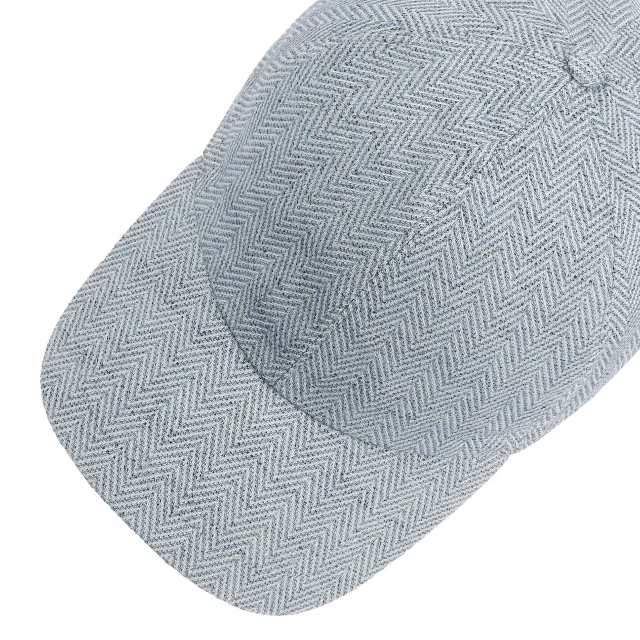 Classic Herringbone Cap by Borsalino