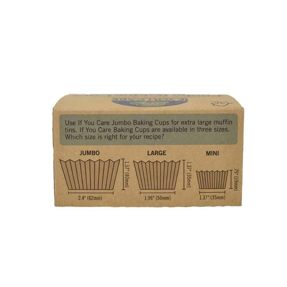 Compostable Unbleached Baking Cases - Jumbo