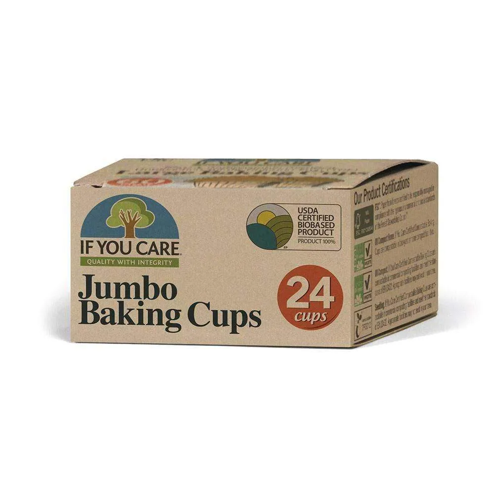 Compostable Unbleached Baking Cases - Jumbo