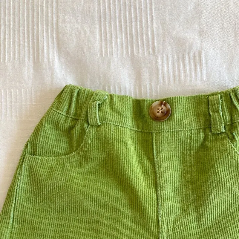 Corduroy Loose Shorts