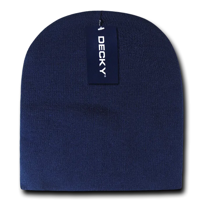 Decky 187 - Acrylic Short Beanie, Knit Cap - 187