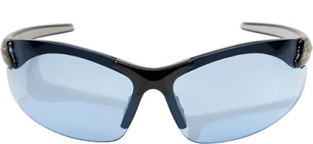 Edge Eyewear Zorge G2 DZ113-G2  Black Frame Light Blue Lens Safety Glasses