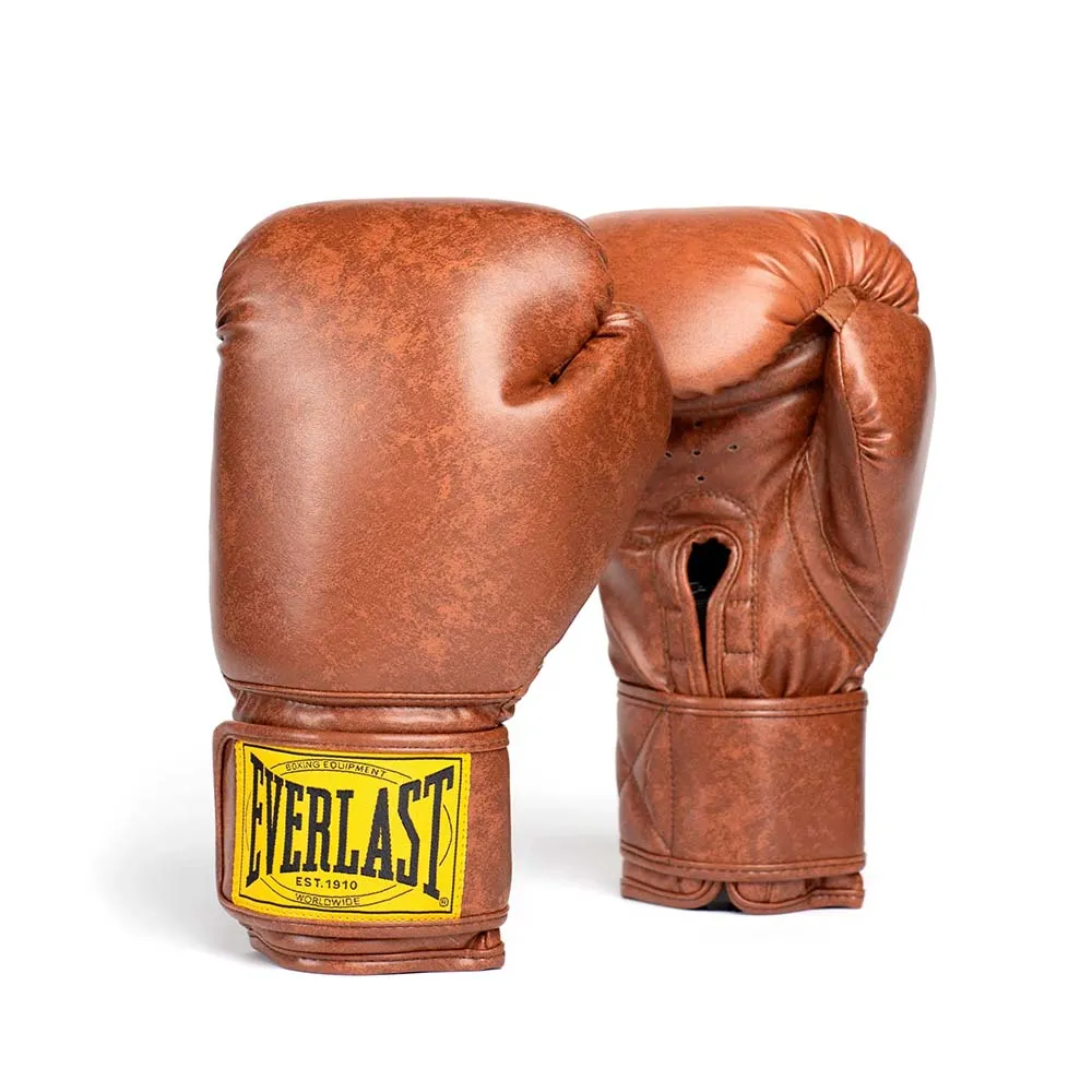 Everlast 1910 Boxing Gloves Brown 14OZ