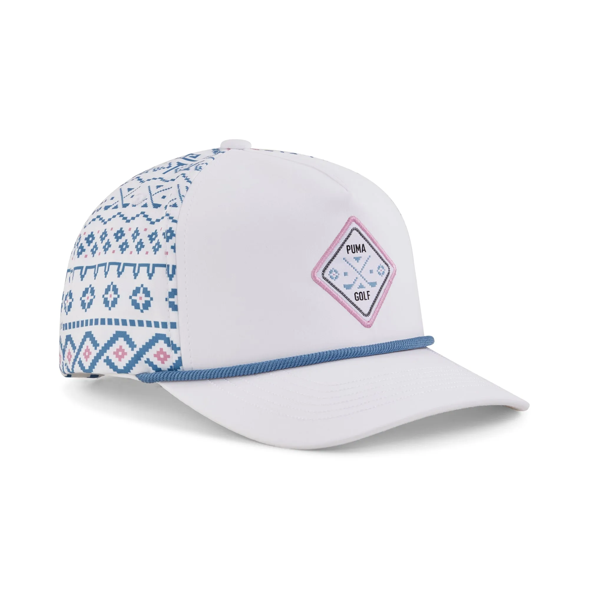 Fair Isle 5-Panel Tech Golf Cap