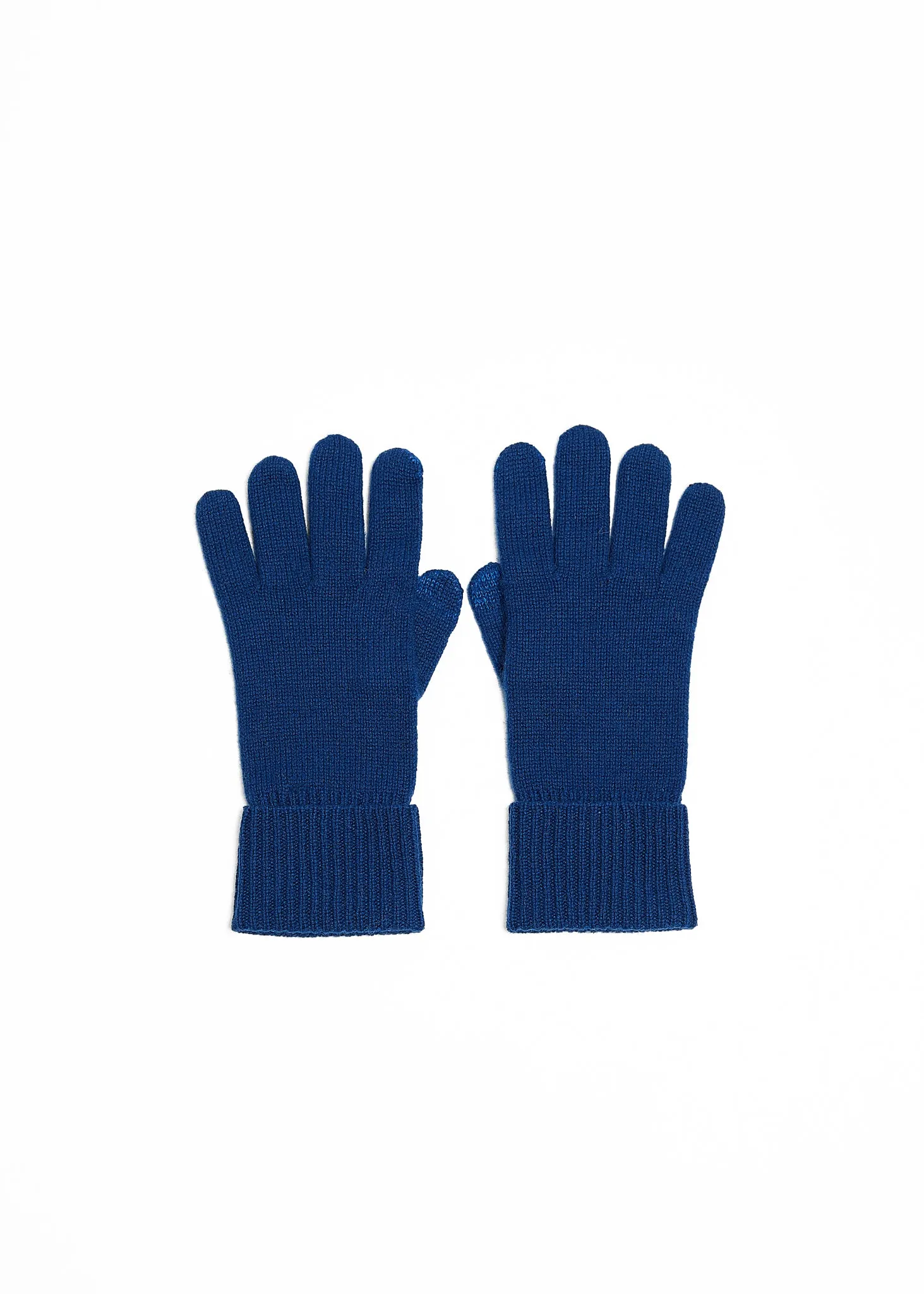 Foxford Navy Cashmere Gloves