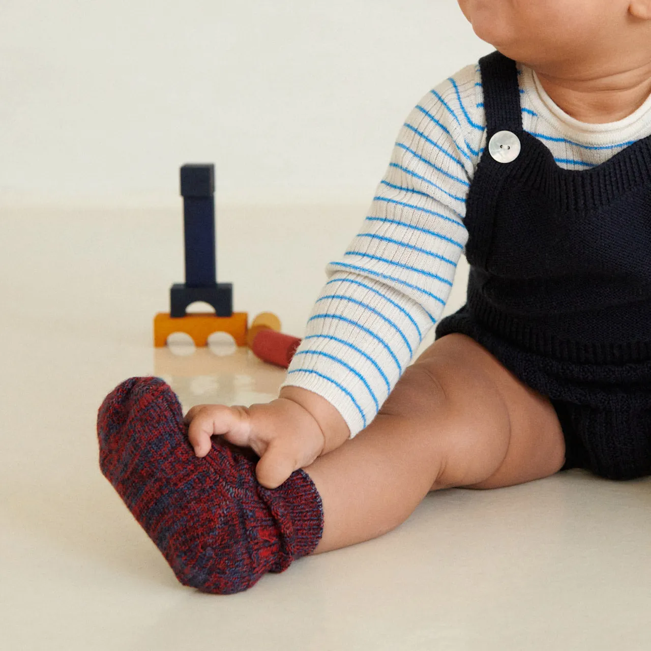 FUB Merino Wool Socks - Thick Melange Knit (Kids)