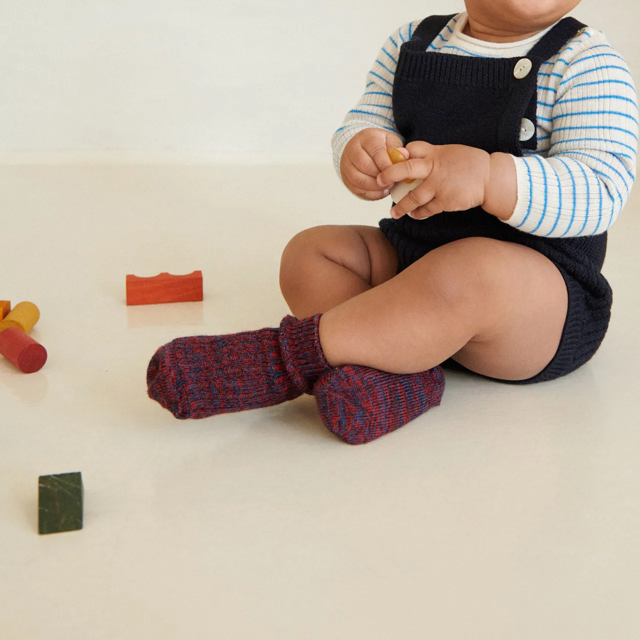 FUB Merino Wool Socks - Thick Melange Knit (Kids)