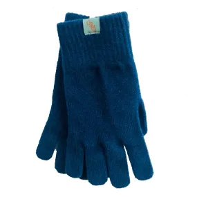 Full Finger Gloves - Lambswool - Diesel Blue