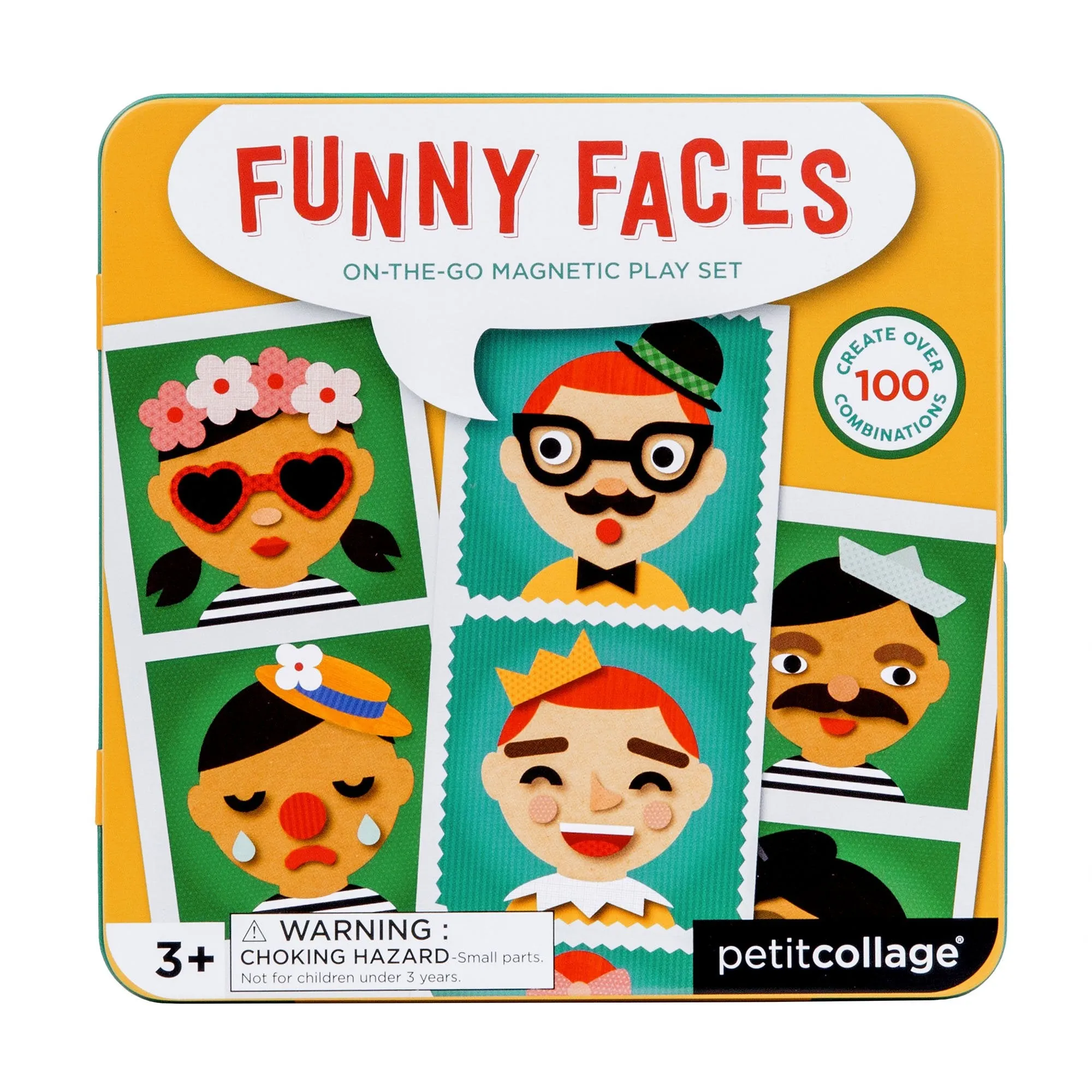 Funny Faces Magnetic Play Set