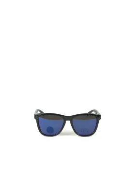 Glassy - Deric - Polarized Sunlasses - Black / Blue Mirror