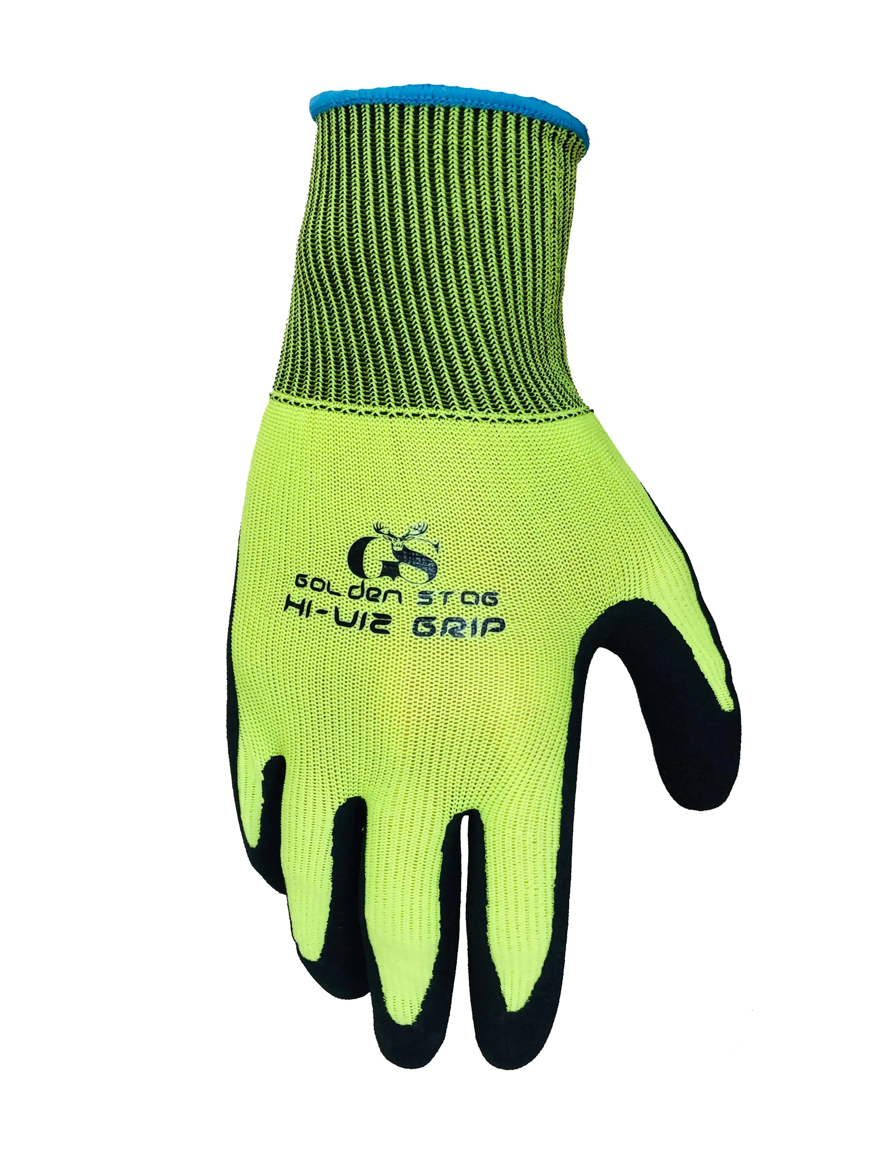 Golden Stag Hi-Viz Latex Gloves 310 (6 pair)