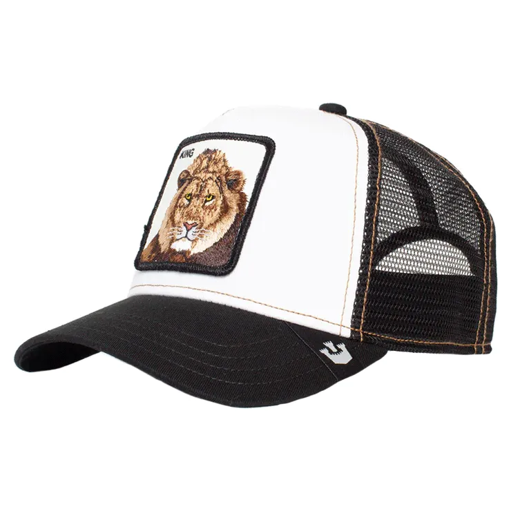 Goorin Brothers King Lion Trucker Cap - Black