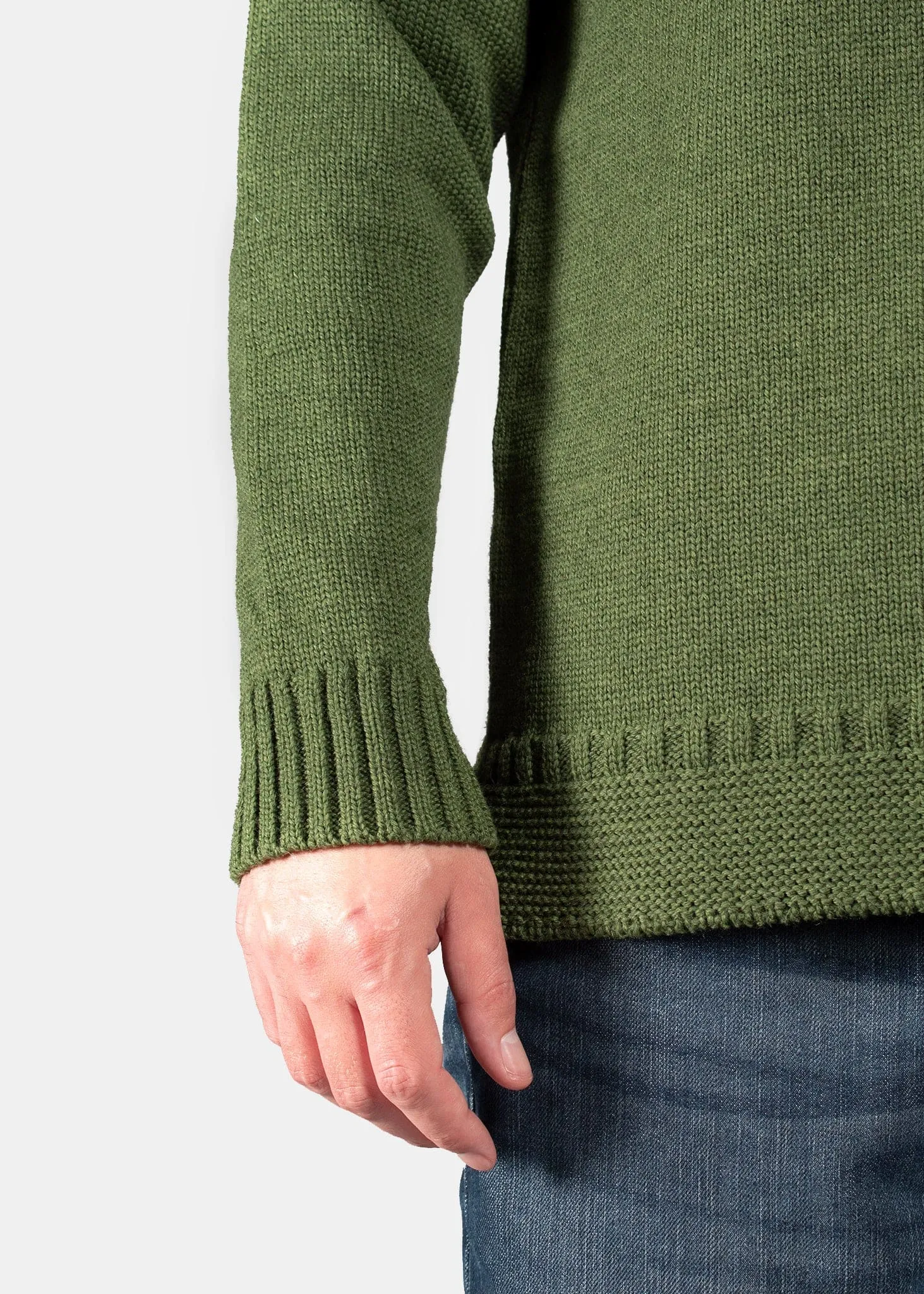 Guernsey Jumper Green