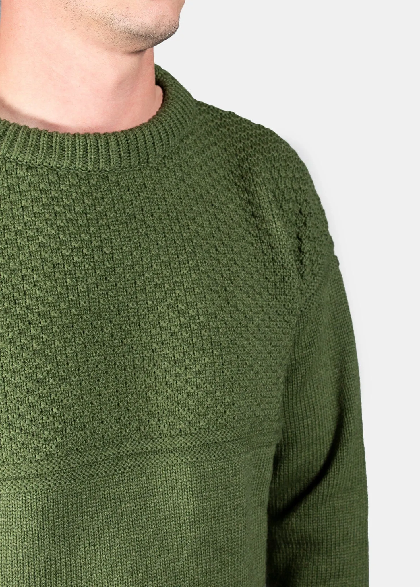 Guernsey Jumper Green