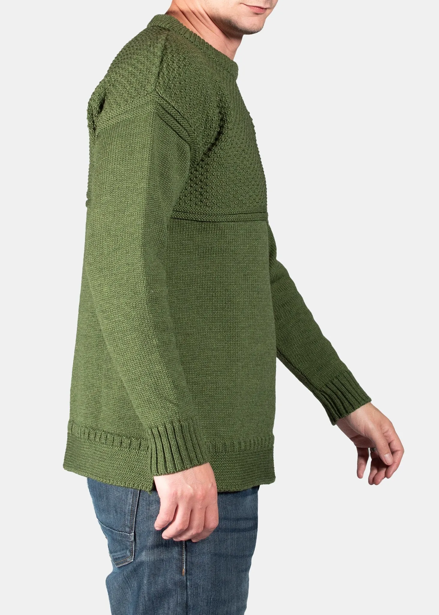 Guernsey Jumper Green